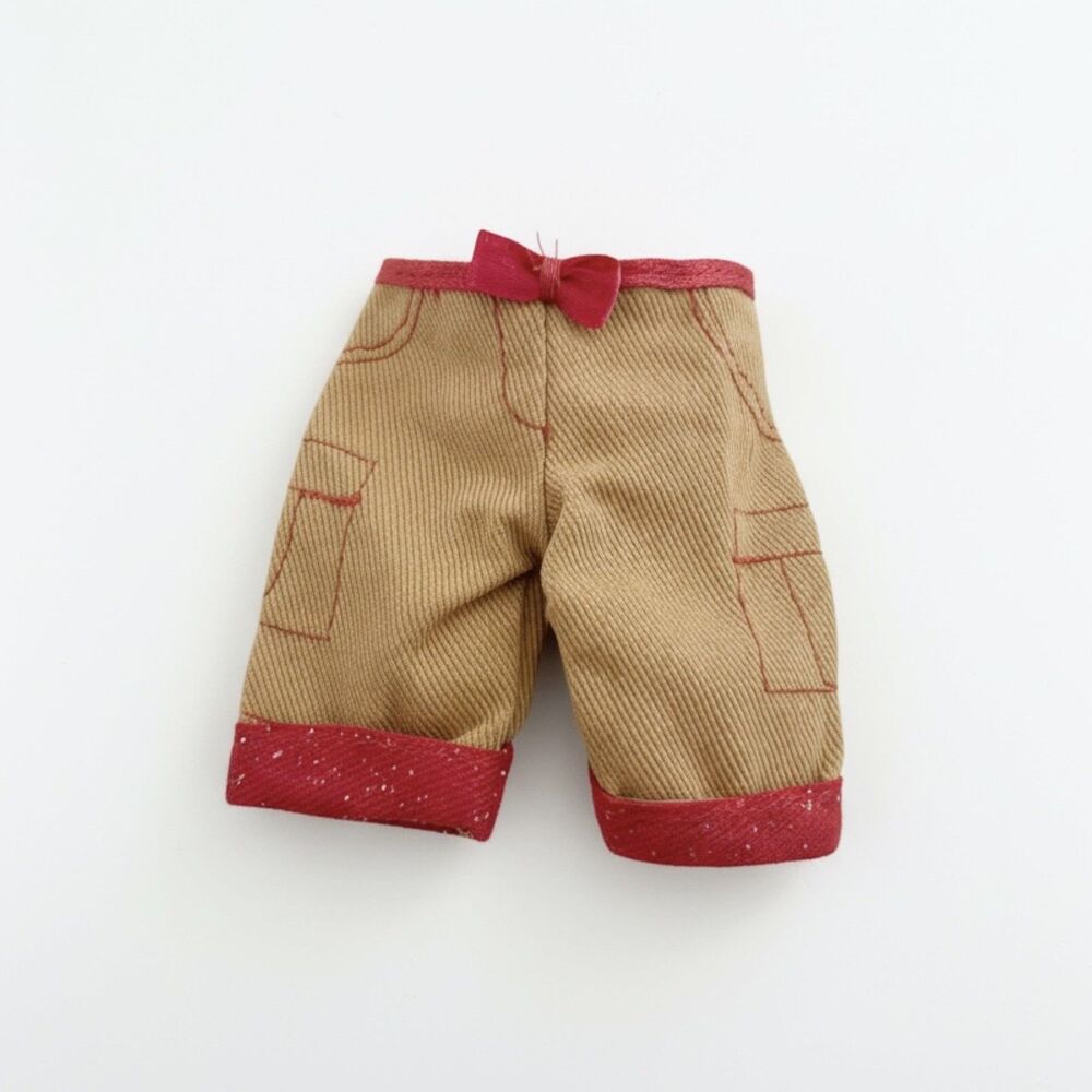 Barbie I Can Be Zoo Keeper 2012 Khaki Brown Pink Bermuda Cargo Shorts Pink Bow